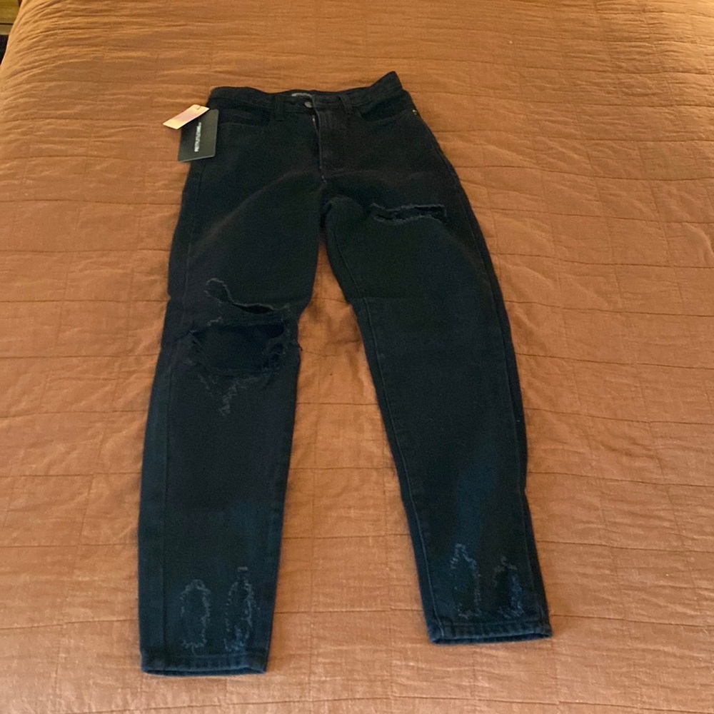 Black pretty little thing jeans